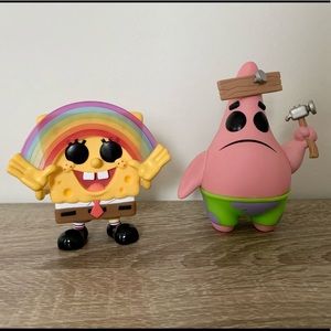 Funko Pop Spongebob Squarepants and Patrick Star